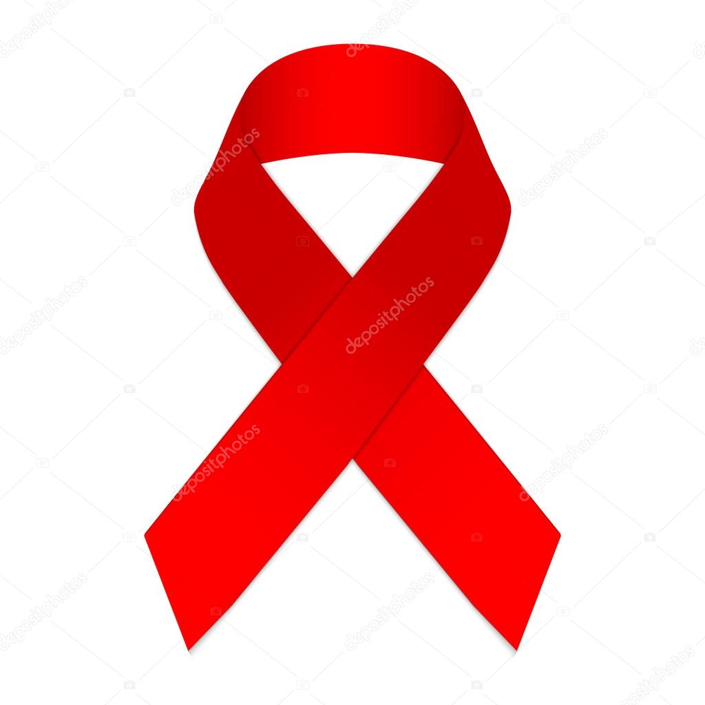 Image vectorielle Ruban rouge symbole de la lutte contre le sida par  ©pavlentii - 91301860, image size:1024x1024