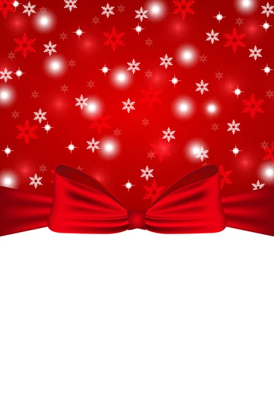 プレゼントの袋とクリスマス カード サンタ クロース — ストックベクタ