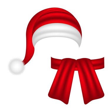santa Claus şapka ve atkı