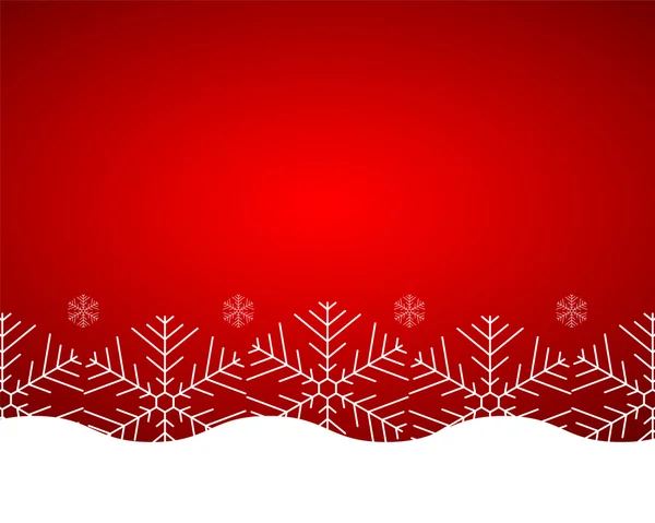 Karácsonyi piros háttér — Stock Vector