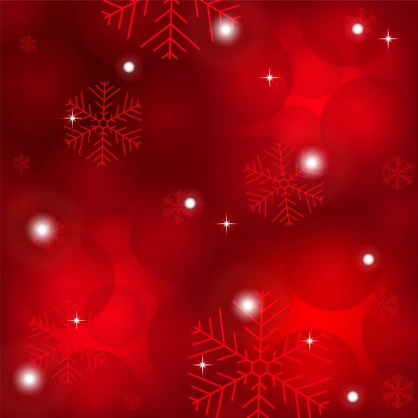 Noël fond rouge — Image vectorielle