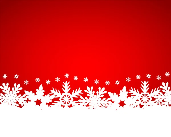 Weihnachten roter Hintergrund — Stockvektor