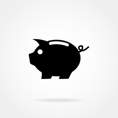 Simgesi pembe domuz kumbara