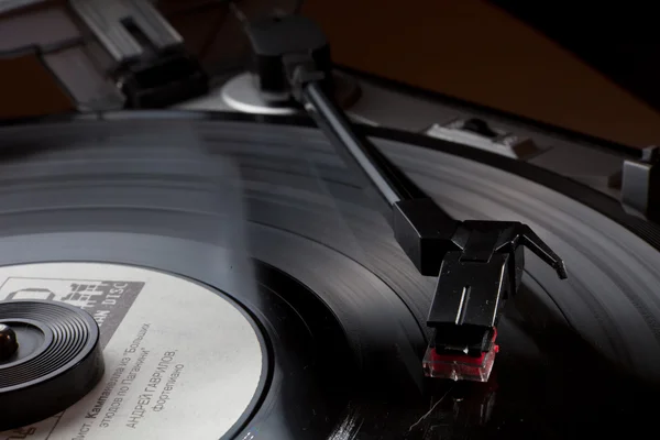 Viejo tocadiscos de vinilo — Foto de Stock