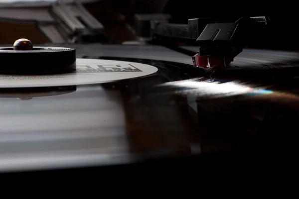 Old turntable record player — Stock Photo, Image