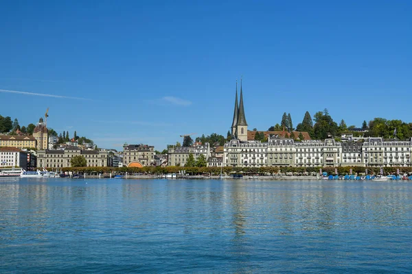 Luzern Zwitserland September 2019 Uitzicht Typisch Stadsgezicht Van Luzern Zwitserland — Stockfoto