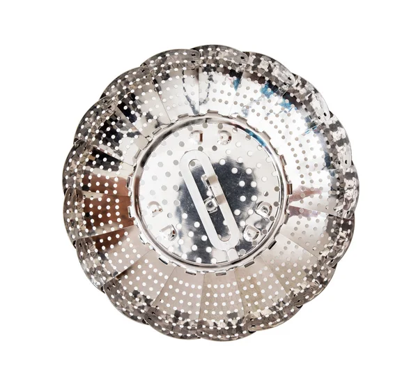 Filtro a cerchio metallico, attrezzatura da cucina — Foto Stock