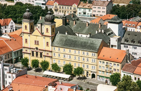 Piaristische kirche des heiligen francis xaversky, trencin, Slowakei — Stockfoto