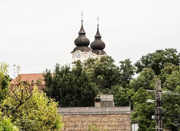 Tihany Abbey, benedictijnenklooster, Hongarije — Stockfoto
