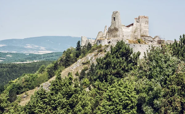 Cachtice slott, Slovakiska republiken, Centraleuropa, placerar av blodiga — Stockfoto