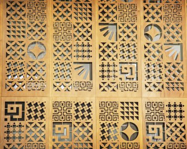 Ahşap dekoratif duvar Sergisi