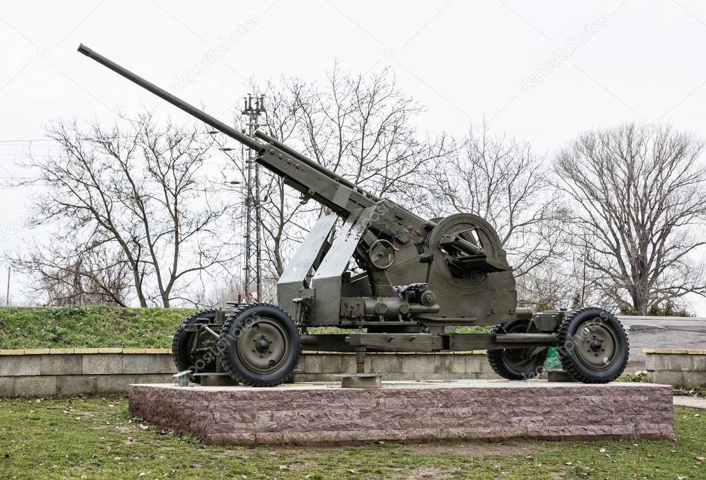 Mitragliatrice antiaerea, industria di guerra — Foto Stock