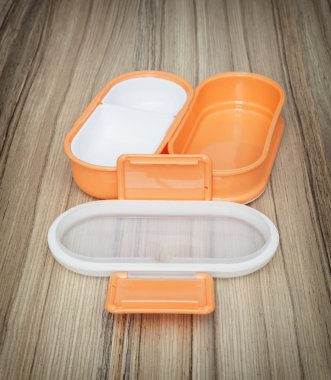 Turuncu katlanabilir plastik gıda kutu, mutfak ekipmanları