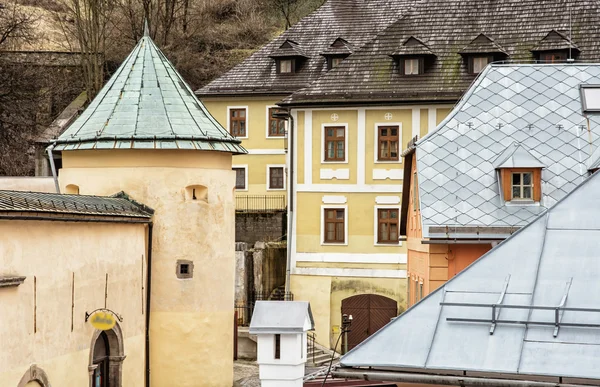 Banska stiavnica in der Slowakischen Republik, historisches Stadtzentrum — Stockfoto