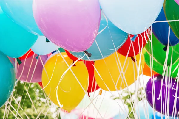 Balonlar parti, boş zaman etkinliği, retro nesneleri — Stok fotoğraf