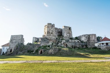 Levice şehrinde kale kalıntıları, Slovakya, antik mimari