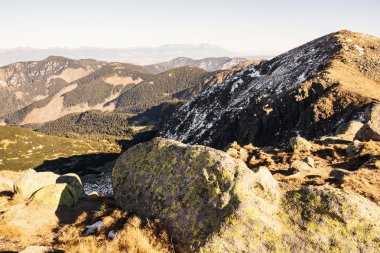Tepe Dumbier, düşük Tatras, Slovakya kadar giden patika