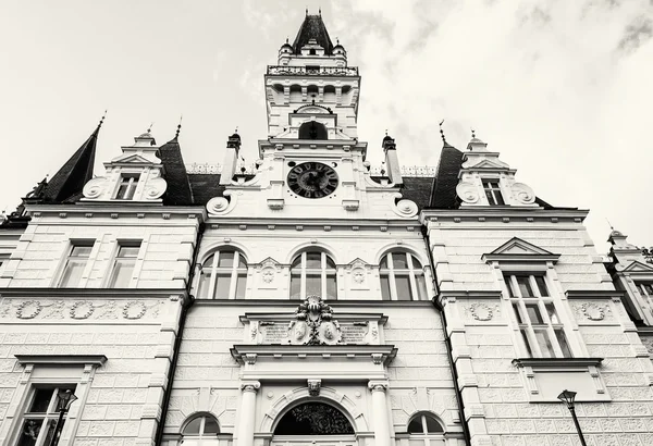 Budmerice slott i Slovakiska republiken, kulturarv, svart en — Stockfoto