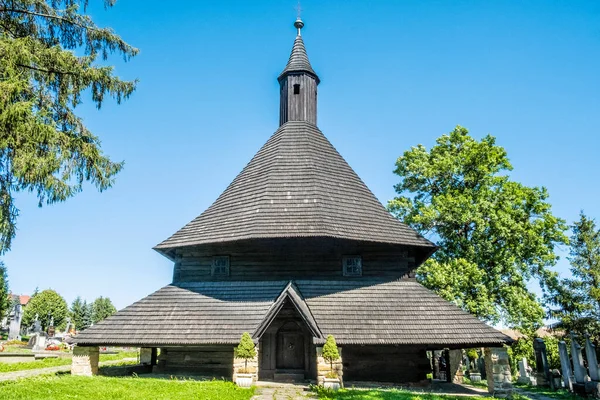 托夫多辛木制关节教堂 斯洛伐克共和国 建筑主题 旅行目的地 — 图库照片