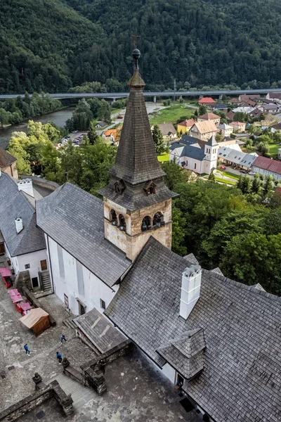 Zřícenina Hradu Orava Slovenská Republika Cíl Cesty Architektonický Motiv — Stock fotografie