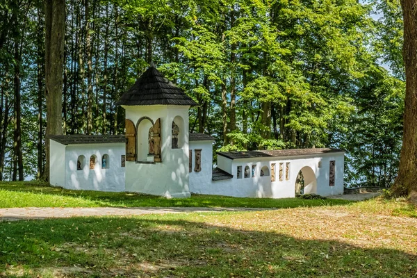 Slanica Eiland Van Kunst Orava Waterdam Slowaakse Republiek Reisbestemming — Stockfoto