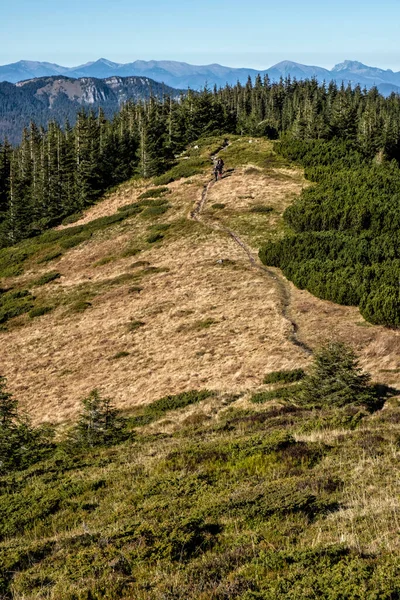 Baixa Paisagem Montanhas Tatras República Eslovaca Tema Das Caminhadas Cena — Fotografia de Stock