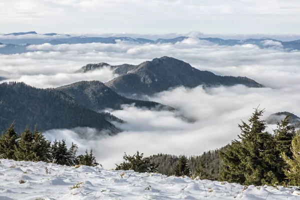 Stora Fatra Bergen Och Turiec Bassängen Från Borisov Slovakien Resmål — Stockfoto