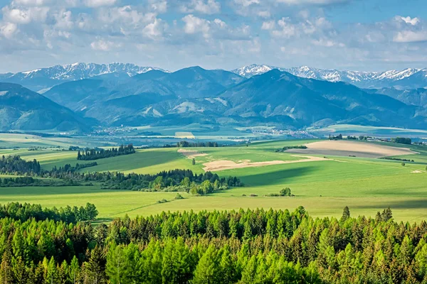 Basse Tatras Bassin Liptov Ziar République Slovaque Scène Naturelle Saisonnière — Photo