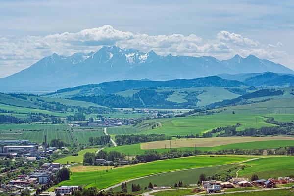 Haute Chaîne Montagnes Tatras Ville Stara Lubovna République Slovaque Destination — Photo