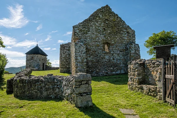 Ruinas Iglesia Hussite Aldea Lucka República Eslovaca Arquitectura Religiosa Destino —  Fotos de Stock