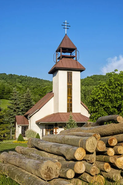 Greek Catholic Church Peter Paul Topola Village Slovak Republic Europe — Stock Photo, Image