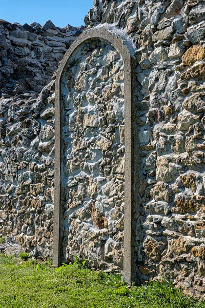 Zřícenina Husitského Kostela Obci Lucka Slovenská Republika Náboženská Architektura Cíl — Stock fotografie