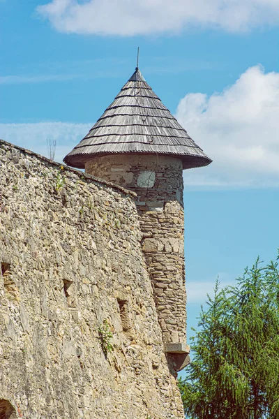 Detail Van Stara Lubovna Kasteel Ruïnes Slowakije Europa Reisbestemming — Stockfoto