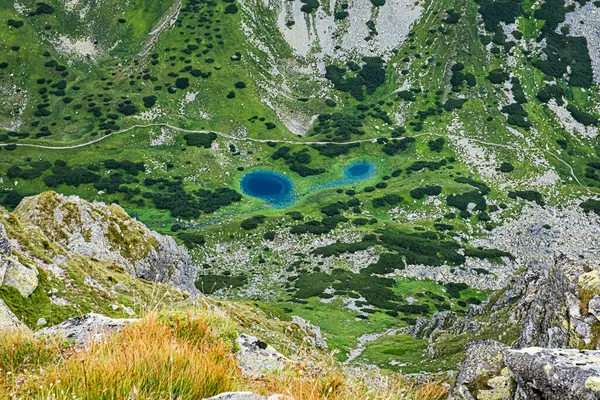 Rackowa Dolina Jeziorami Górskimi Tatry Zachodnie Republika Słowacka Temat Wędrówki — Zdjęcie stockowe