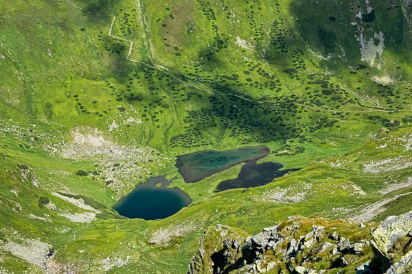 Rackowa Dolina Jeziorami Górskimi Tatry Zachodnie Republika Słowacka Temat Wędrówki — Zdjęcie stockowe