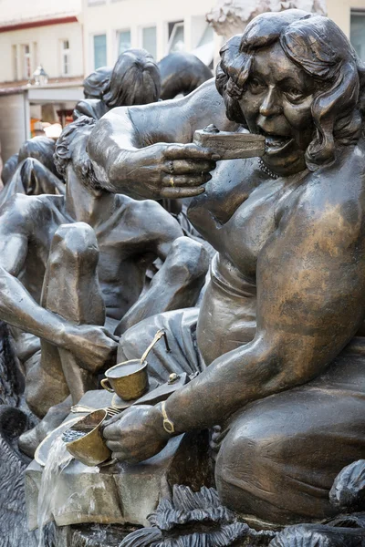 Fontana della giostra del matrimonio (Das Ehekarussell ) — Foto Stock