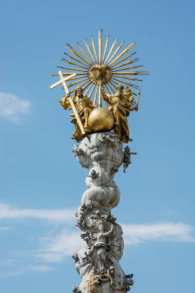 Columna de la peste en linz — Stockfoto