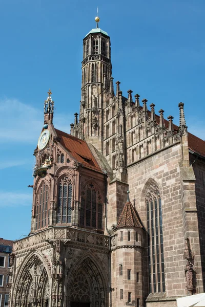 Igreja de Nossa Senhora em Nuremberga, Alemanha — Fotografia de Stock
