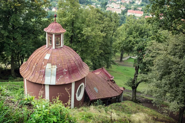 Calvarieberg in banska stiavnica, Slowakije — Stockfoto