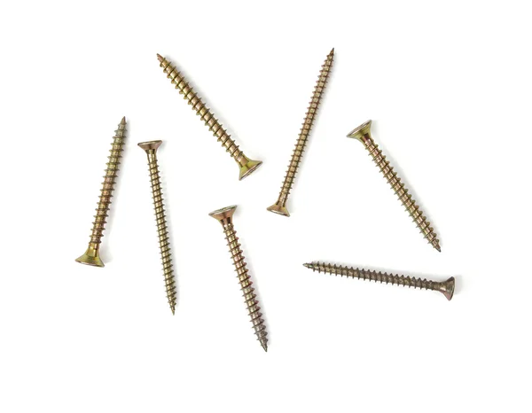 Copper screws — Stock Photo, Image