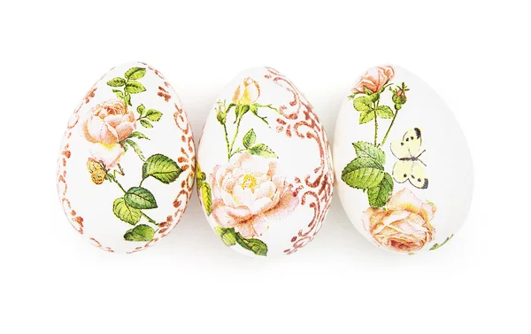 Three beautiful Easter eggs — Stock Photo, Image