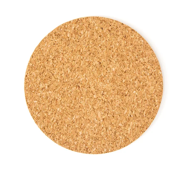 Cork drink coaster — Stock Photo, Image