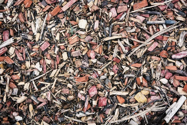 Wood chips or scrap background — Stock Photo, Image