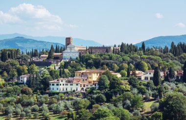 Basilica San Miniato al Monte, Florence, Italy clipart
