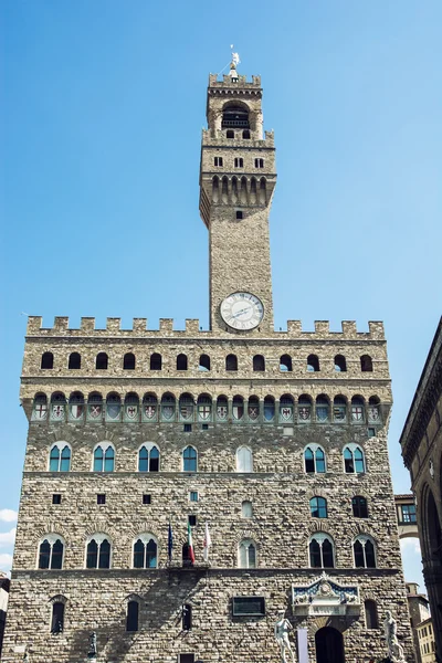 Palazzo Vecchio (starý palác), Florencie, Itálie — Stock fotografie