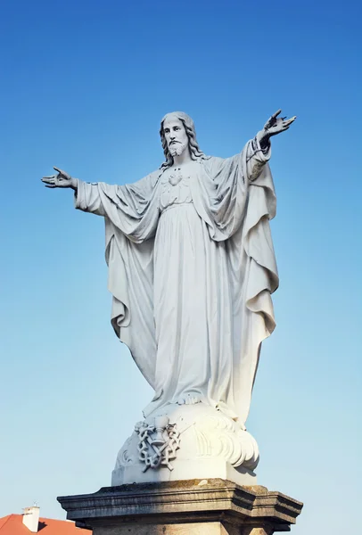 Статуя Иисуса Христа в Велеграде, Чехия — стоковое фото
