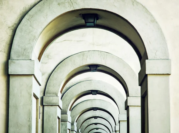 Vaulted stone ceiling in Florence, Tuscany, Italy — Stock Photo, Image