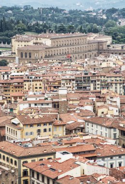 Picture of  Pitti palace in Florence, Tuscany, Italy clipart