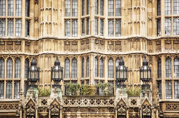 Gros plan du palais de Westminster, Londres, Grande-Bretagne — Photo