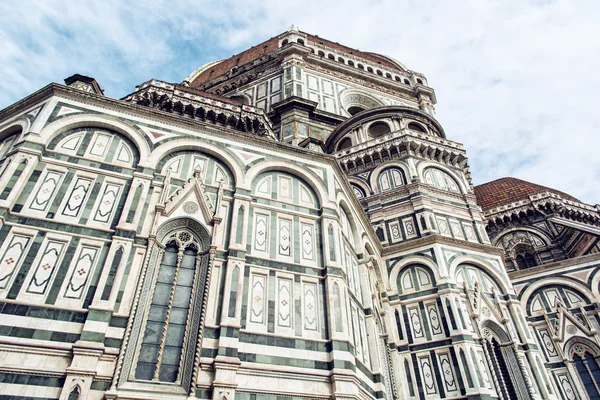 Catedral de Santa Maria del Fiore en Florencia, Italia, Detalle del Duomo —  Fotos de Stock